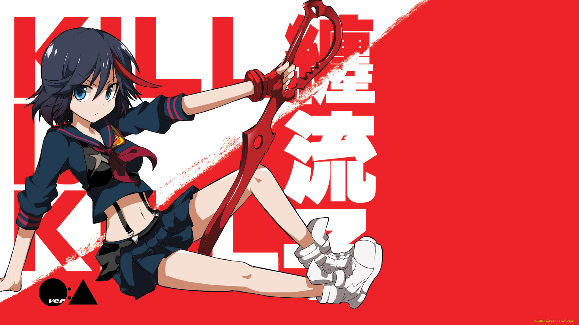 Обои Аниме Kill la Kill, обои для рабочего стола, фотографии аниме, kill la  kill, фон, взгляд, девушка Обои для рабочего стола, скачать обои картинки  заставки на рабочий стол.